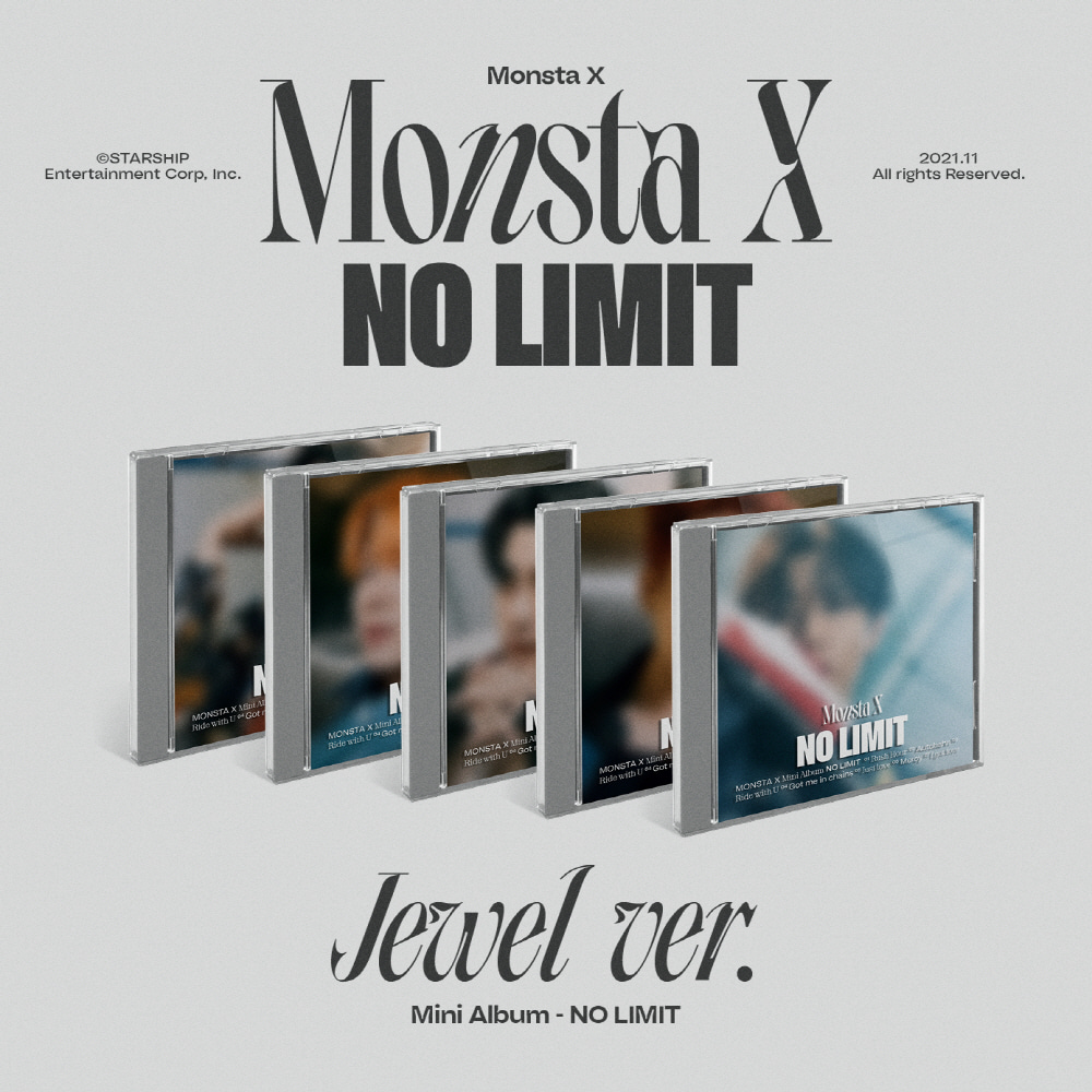 몬스타엑스(MONSTA X) - 미니10집 앨범 [NO LIMIT] (JEWEL CASE Ver.)