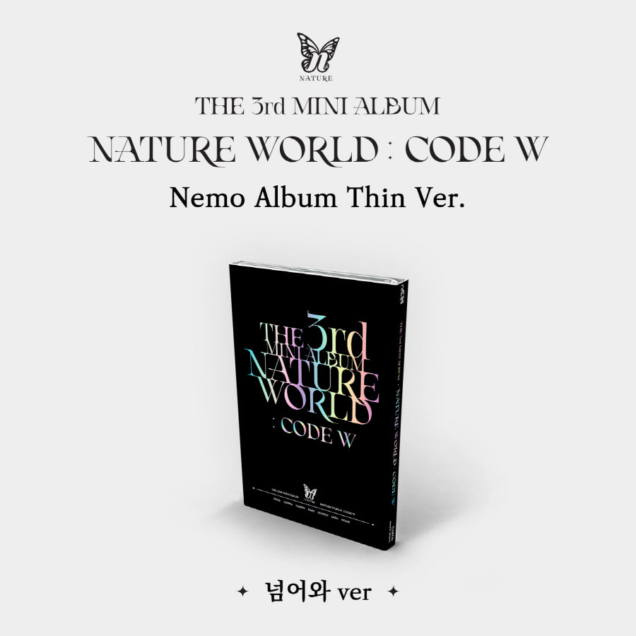 네이처 (NATURE) - 미니3집 앨범 [NATURE WORLD CODE W] 네모 앨범 (Nemo Album Thin / 넘어와 Ver.)