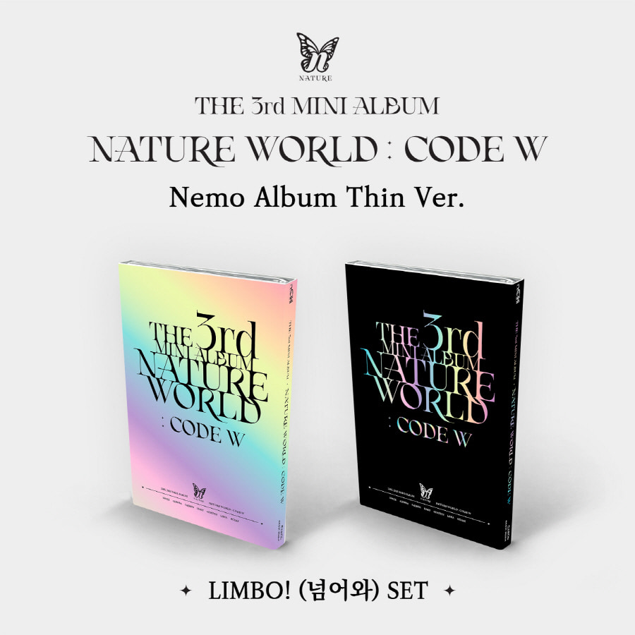 네이처 (NATURE) - 미니3집 앨범 [NATURE WORLD CODE W] 네모 앨범 (Nemo Album Thin Ver. 세트)