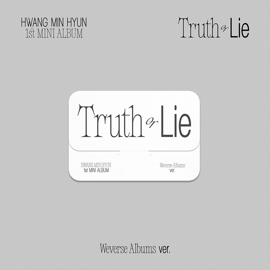 (Weverse Albums ver.) 황민현 (HWANG MIN HYUN) - 미니 1집 앨범 [Truth or Lie]