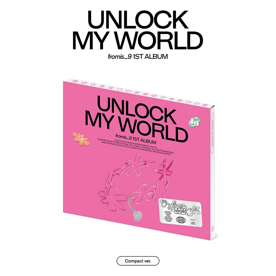 (Compact ver.) 프로미스나인 (fromis_9) - 정규 1집 앨범 [Unlock My World] (랜덤1종)