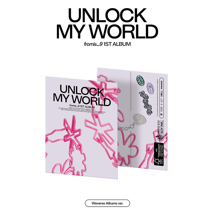 (Weverse Albums ver.) 프로미스나인 (fromis_9) - 정규 1집 앨범 [Unlock My World] (랜덤1종)