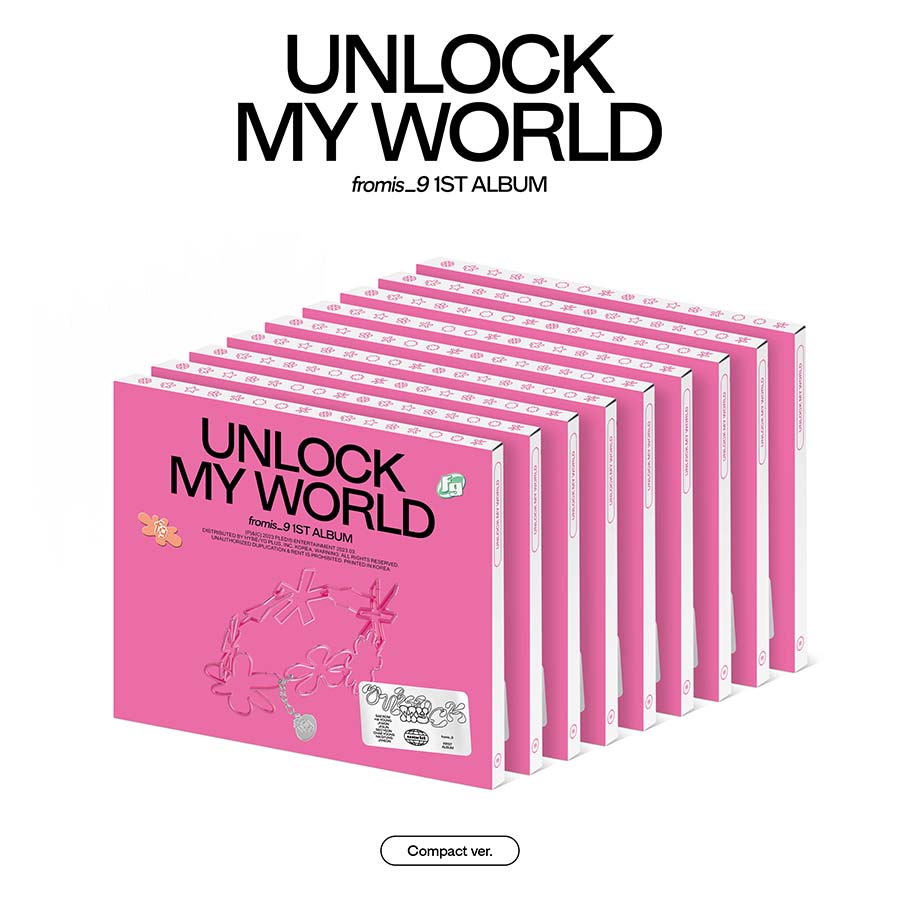 (Compact ver.) 프로미스나인 (fromis_9) - 정규 1집 앨범 [Unlock My World] (세트9종)