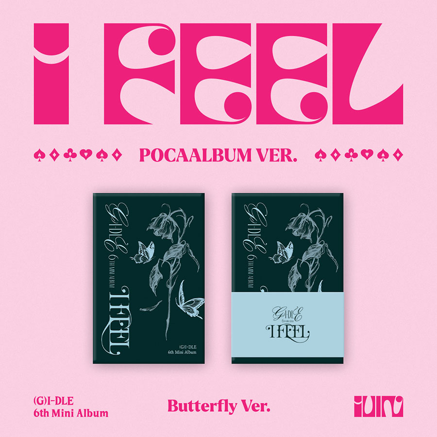 (PocaAlbum) (여자)아이들 ((G)I-DLE) - 미니 6집 앨범 [I feel] (Butterfly Ver.)