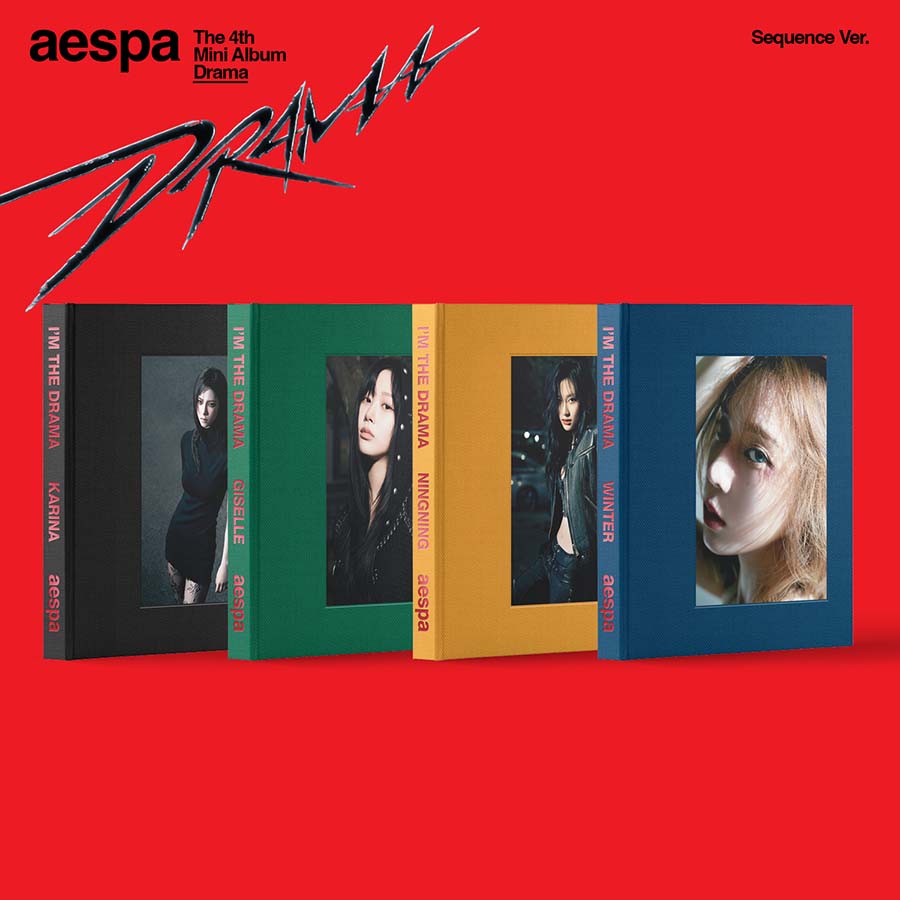 (Sequence Ver.) 에스파 (aespa) - 미니 4집 앨범 [Drama] (랜덤1종)