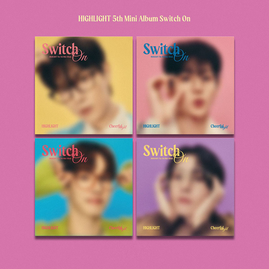 (Digipack ver.) 하이라이트 (HIGHLIGHT) - 미니 5집 앨범 [Switch On] (4종세트)