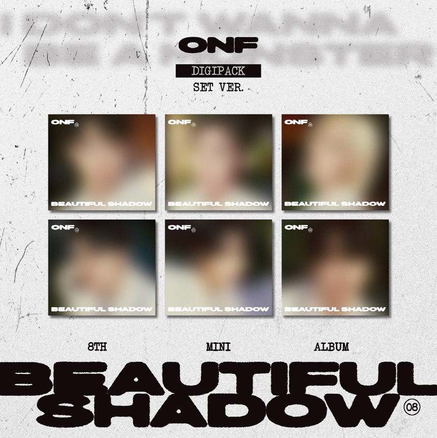 (DIGIPACK) 온앤오프(ONF) - BEAUTIFUL SHADOW (미니 8집 앨범) (6종 세트)