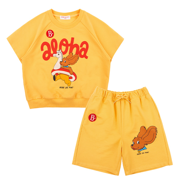 キッズワンピース・オールインワン [BEBE DE PINO] Gini loungewear set Kids - BEBE DE PINO
