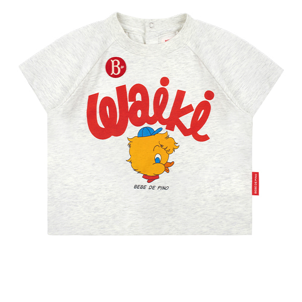 ★ BEBE DE PINO★ Kids Aloha Puppy Stripe Man to Man T-shir Tops - BEBE DE PINO