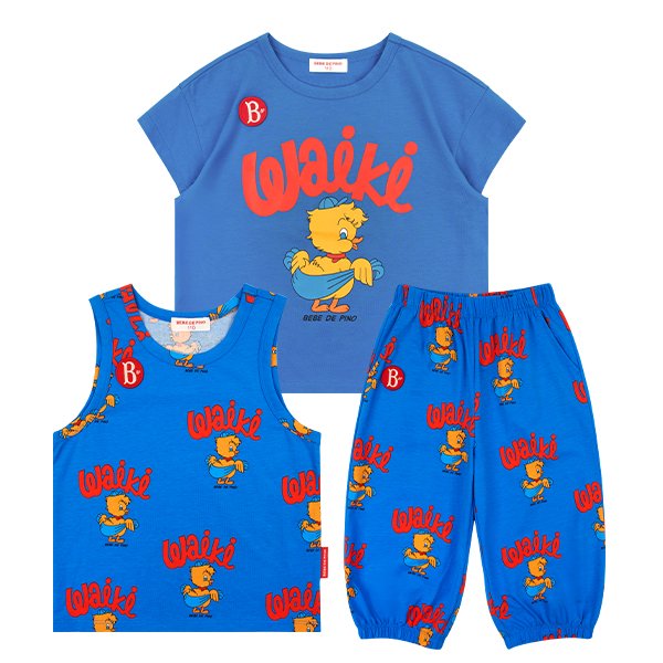 キッズワンピース・オールインワン [BEBE DE PINO] Gini loungewear set Kids - BEBE DE PINO