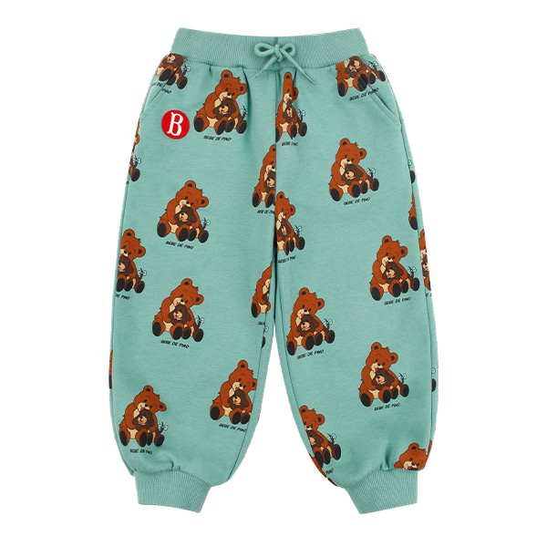 ★ BEBE DE PINO★ Kids All Over Honey Bear Shorts BP52PL301 BEBE DE PINO] All over honey bear baby short pants 正規品