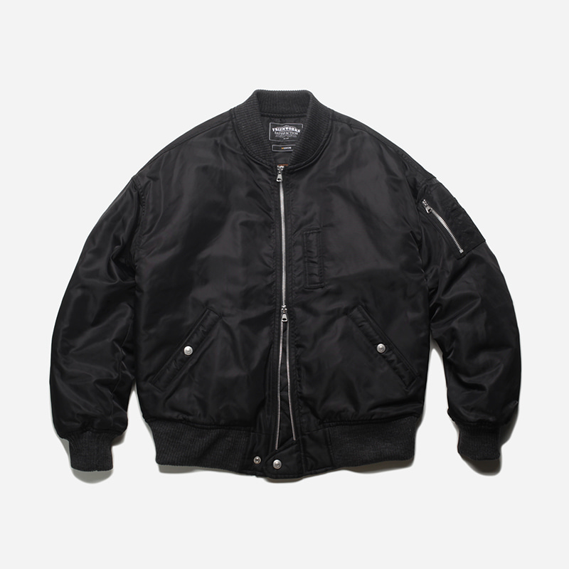 Decode MA-1 flight jacket _ black