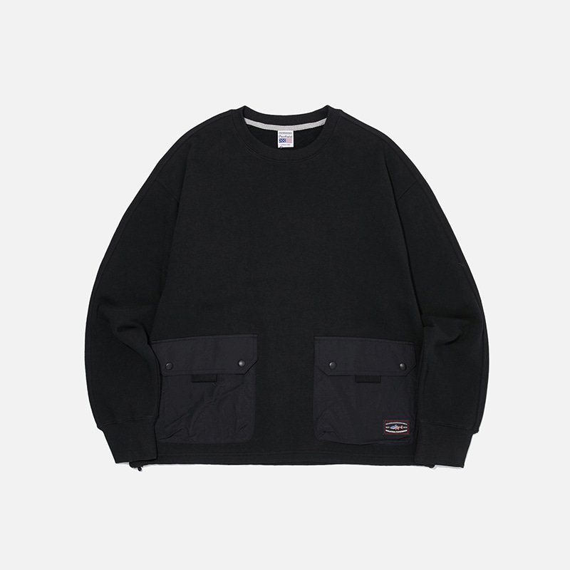 [PENFIELD X FRIZMWORKS] NYCO Pocket sweatshirt _ black