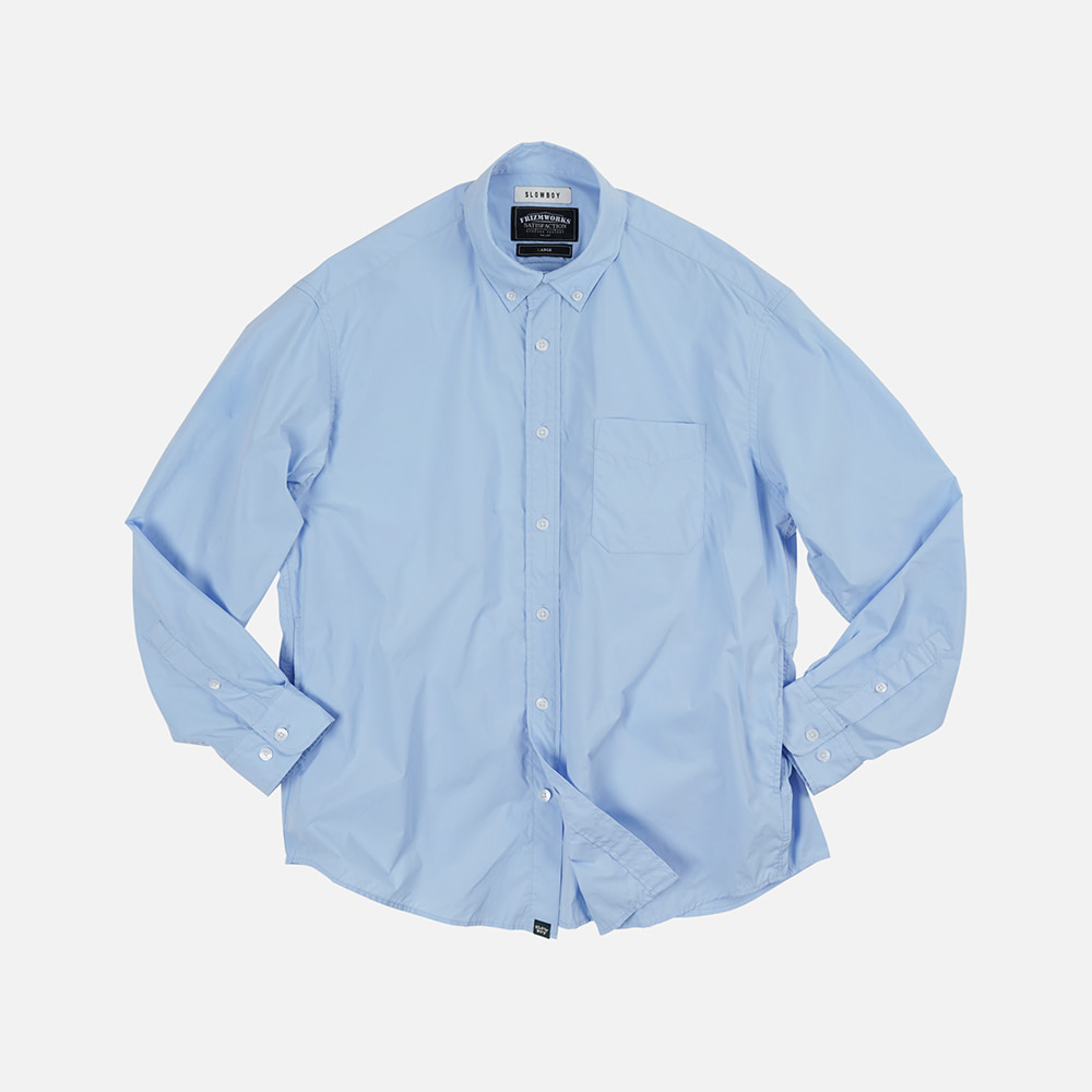 [SLOW BOY X FRIZMWORKS] Oversized button down shirt _ blue