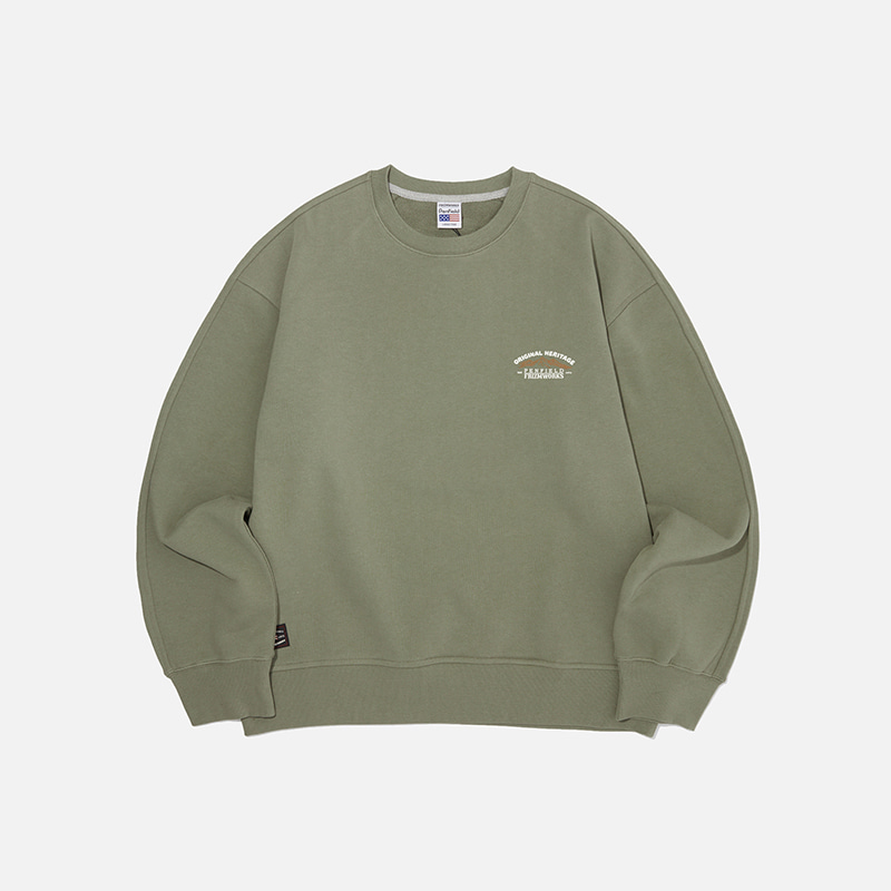 [PENFIELD X FRIZMWORKS] Mountain fishing sweatshirt _ light khaki