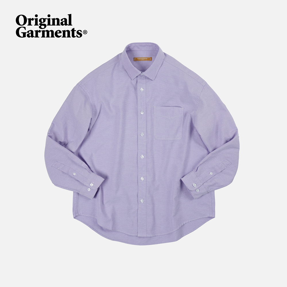 OG Oxford oversized shirt _ purple