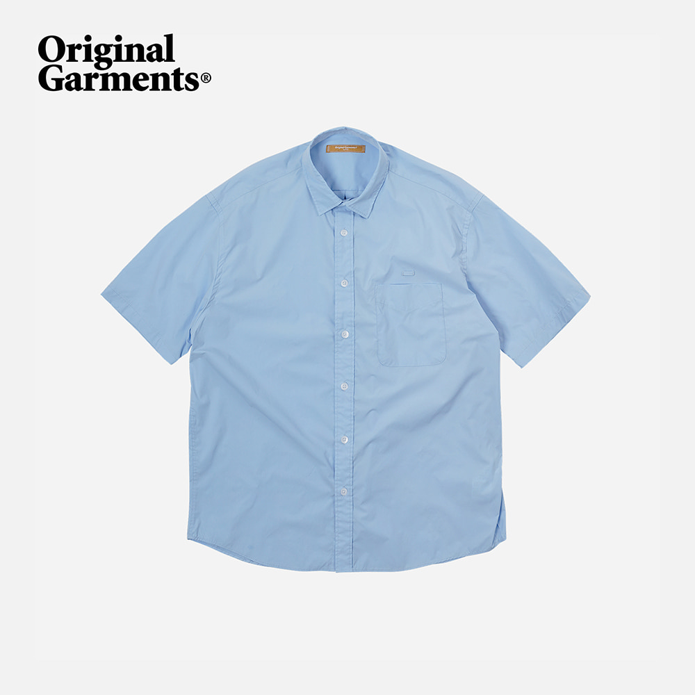OG Poplin oversized shirt _ blue