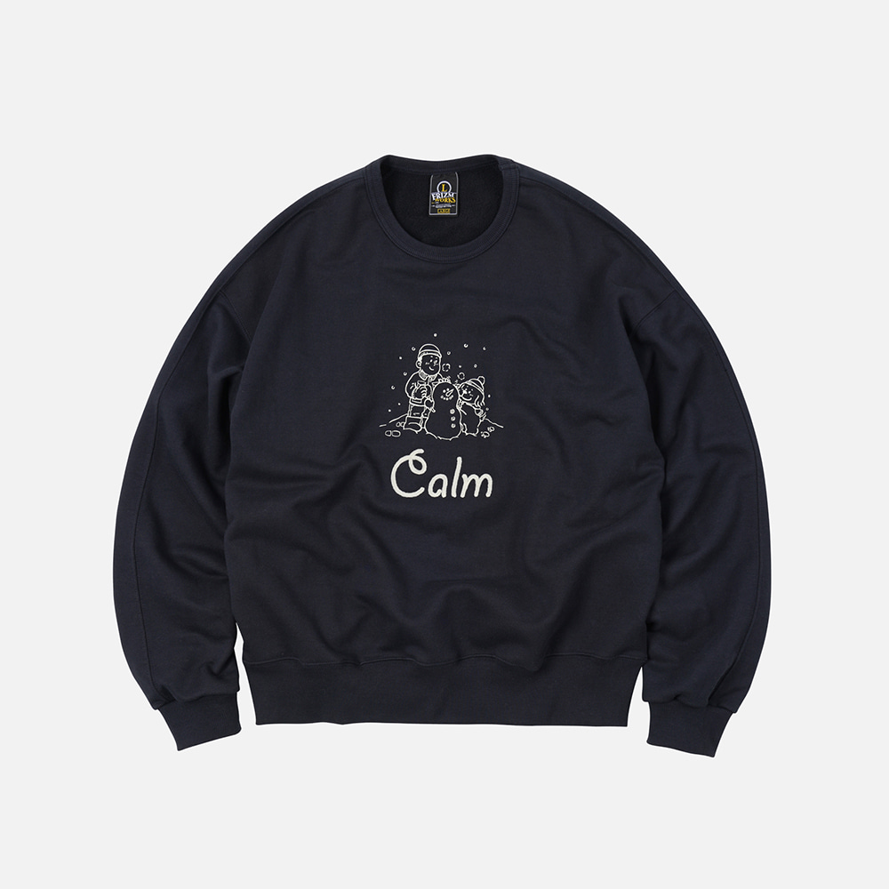 Calm winter sweatshirt _ deep navy