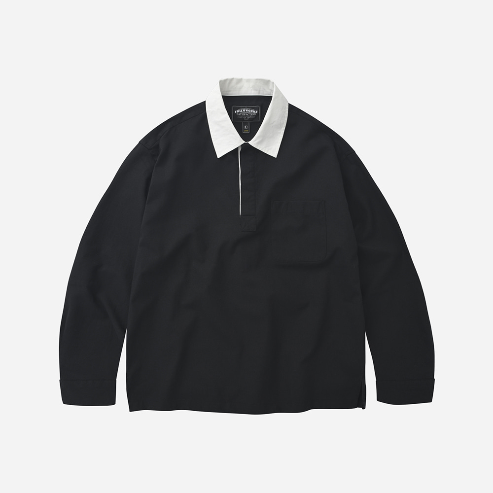 Rugby pullover shirt _ black