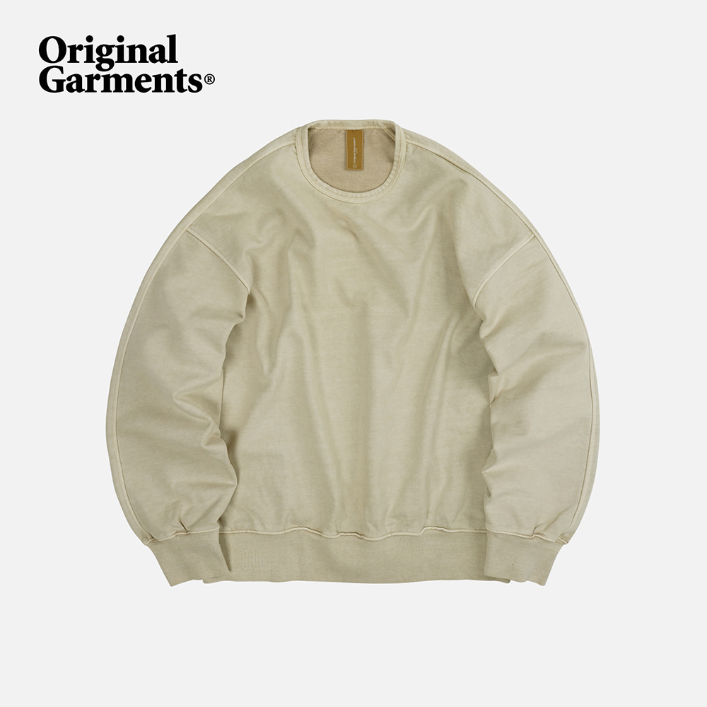 OG Pigment dyeing sweatshirt 002 _ beige