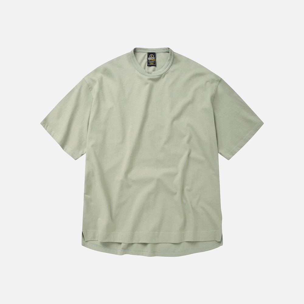 Reverse side round tee _ mint