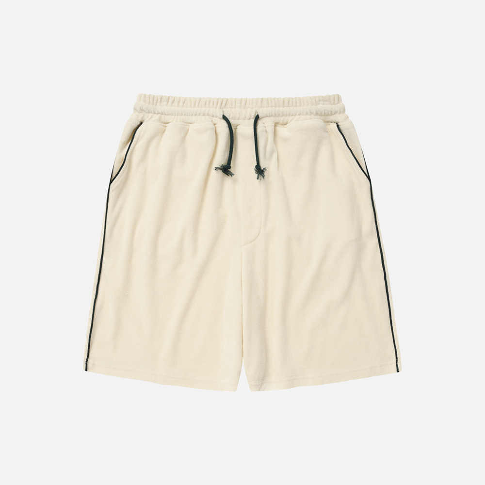 Terry summer shorts _ ivory
