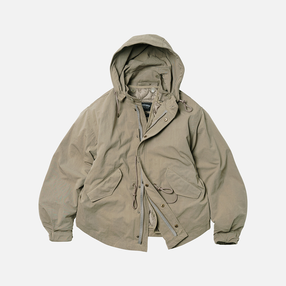 Oscar fishtail jacket 003 _ taupe