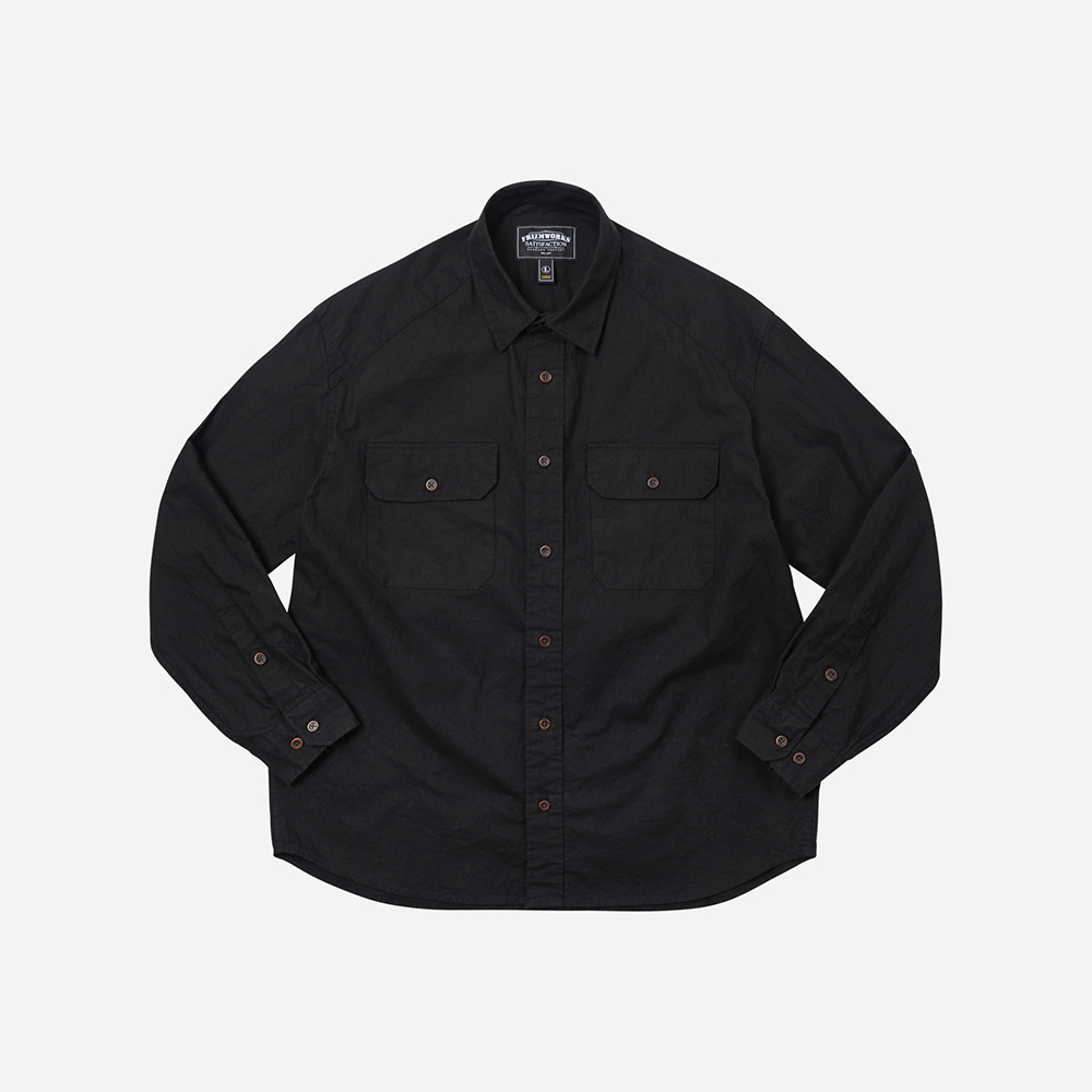 Flannel CPO shirt _ black
