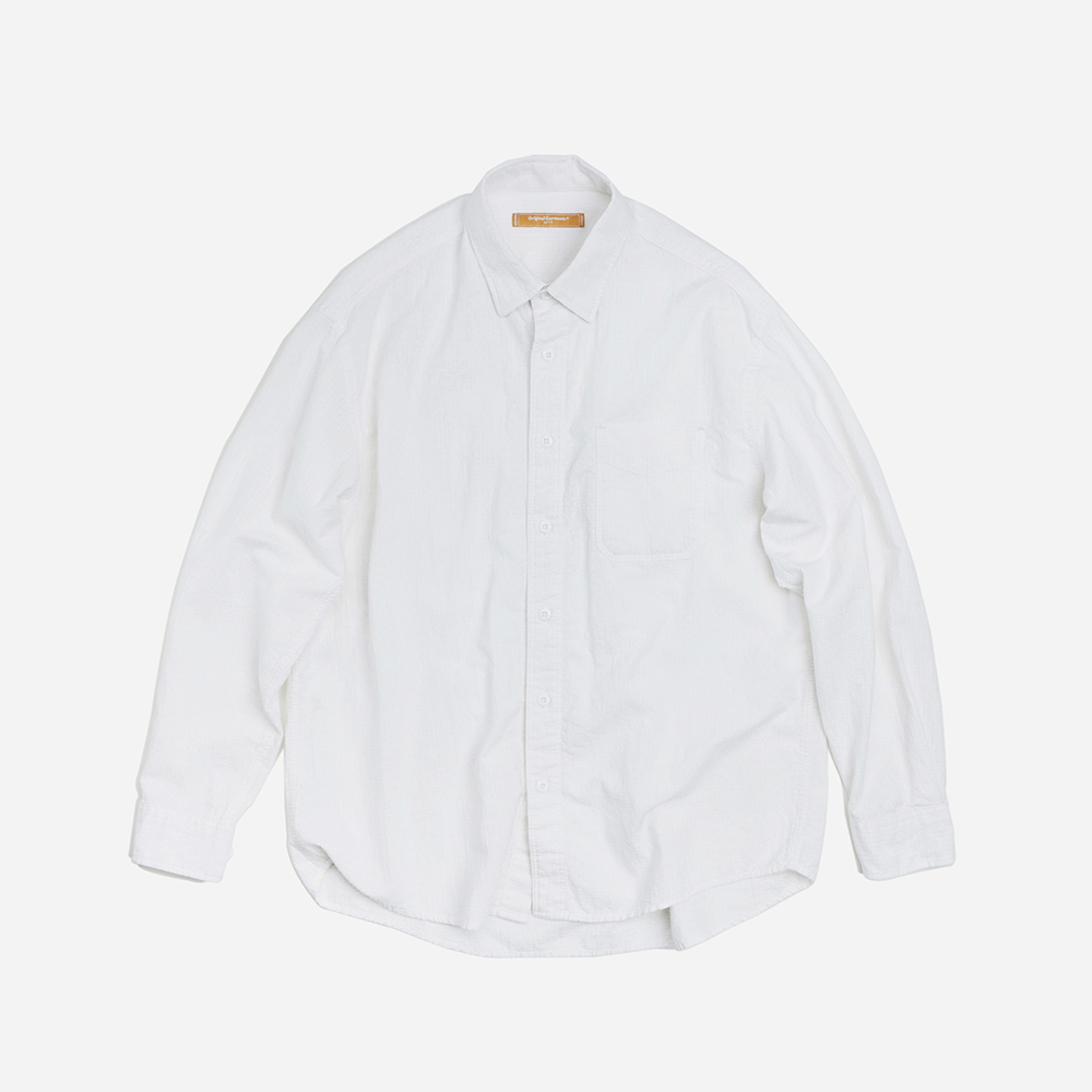 OG Dobby weave seersucker shirt _ white