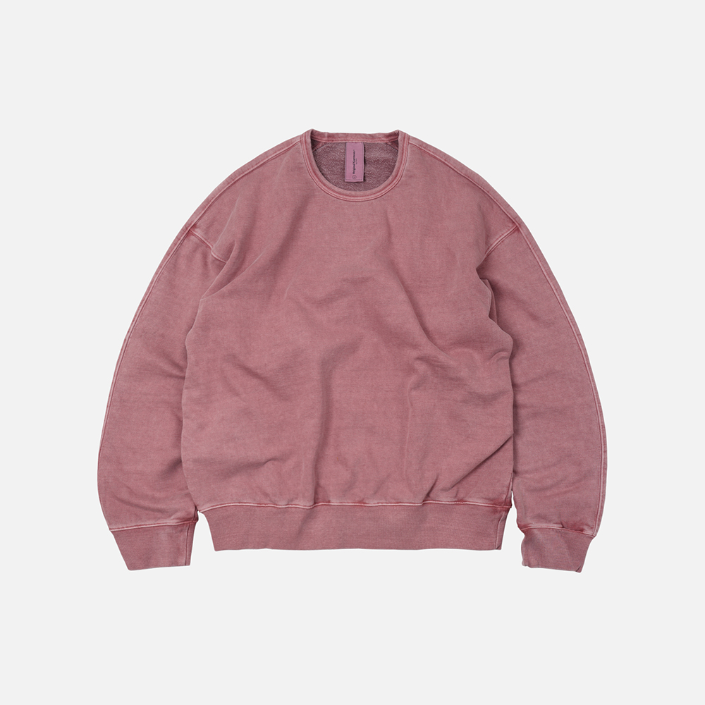 OG Pigment dyeing sweatshirt 003 _ pink
