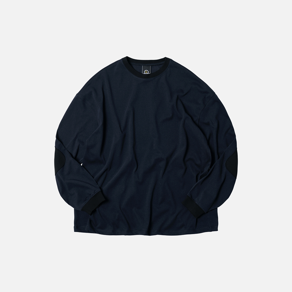 Patch oversized coloration tee _ navy