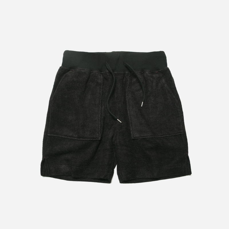 Bamboo yarn half pants _ black[프리즘웍스 X 허그플러스]