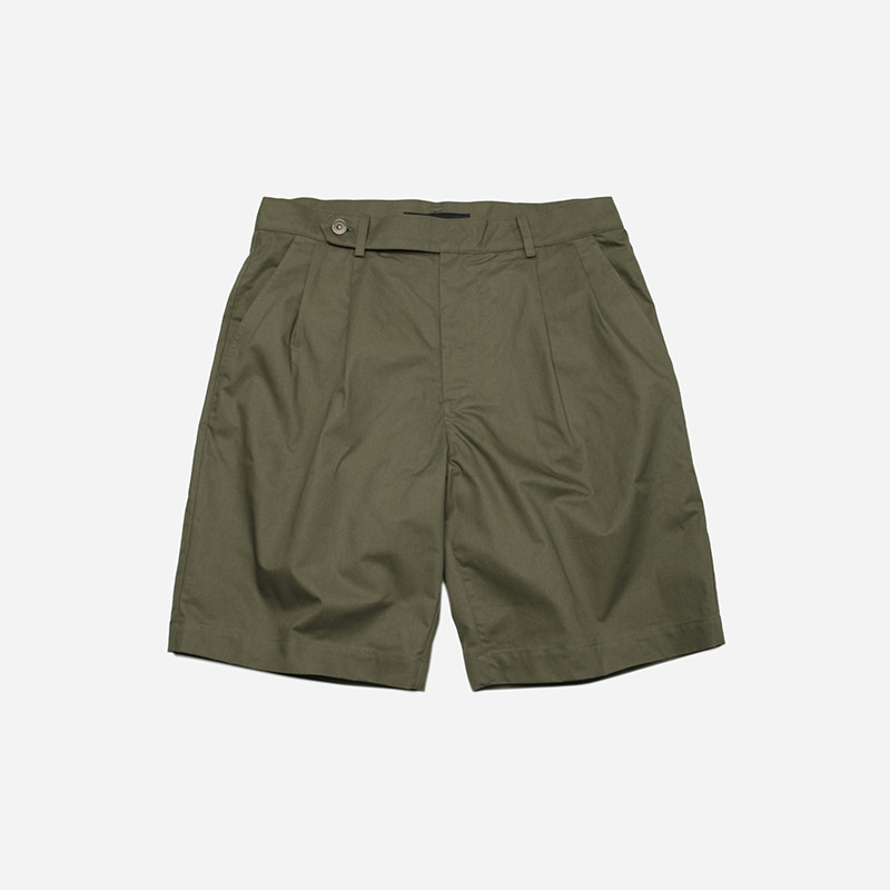 Gurkha two tuck shorts _ olive