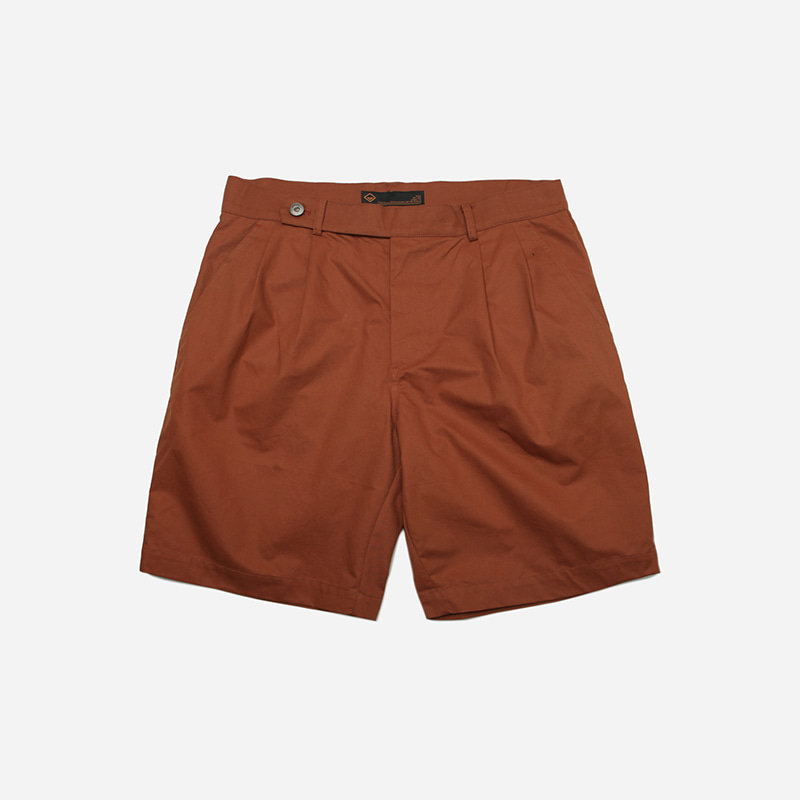 Gurkha two tuck shorts _ orange brown
