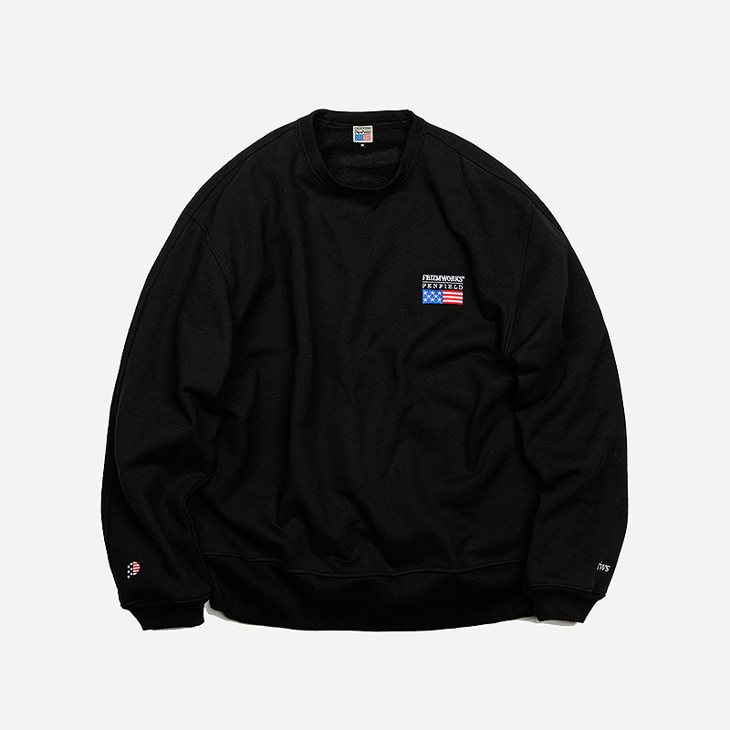 [PENFIELD X FRIZMWORKS] Mountain logo sweatshirt _ black