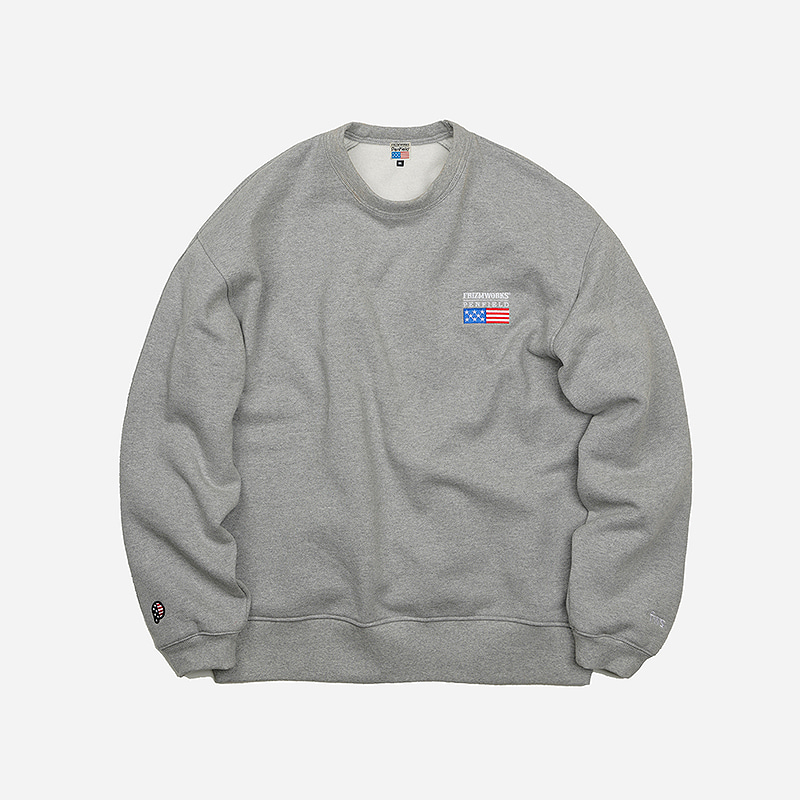 [PENFIELD X FRIZMWORKS] Mountain logo sweatshirt _ m.grey