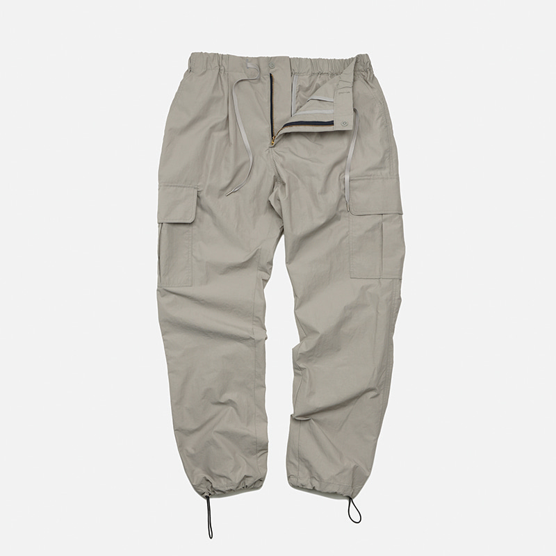Cargo string pants _ light gray