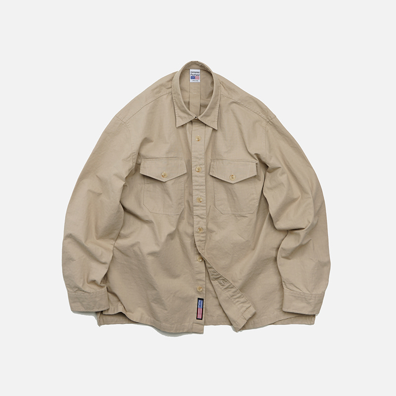 [PENFIELD X FRIZMWORKS] Ripstop work shirt jacket _ beige