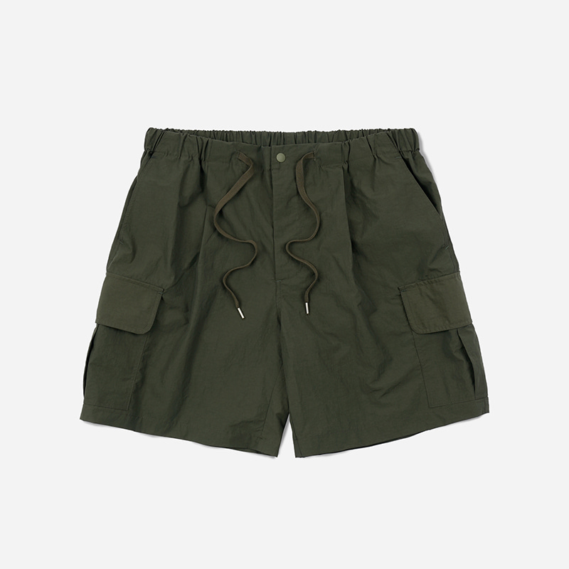 Cargo string shorts _ olive