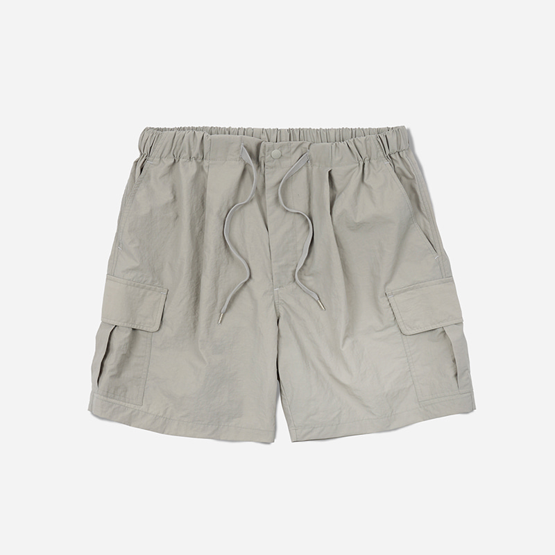 Cargo string shorts _ light gray
