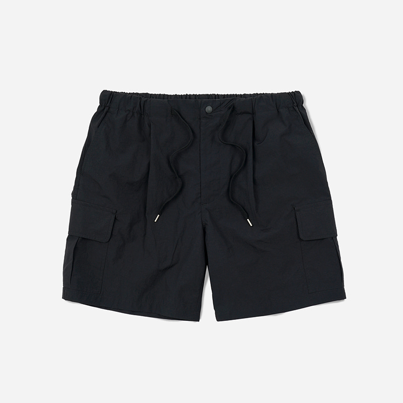 Cargo string shorts _ black