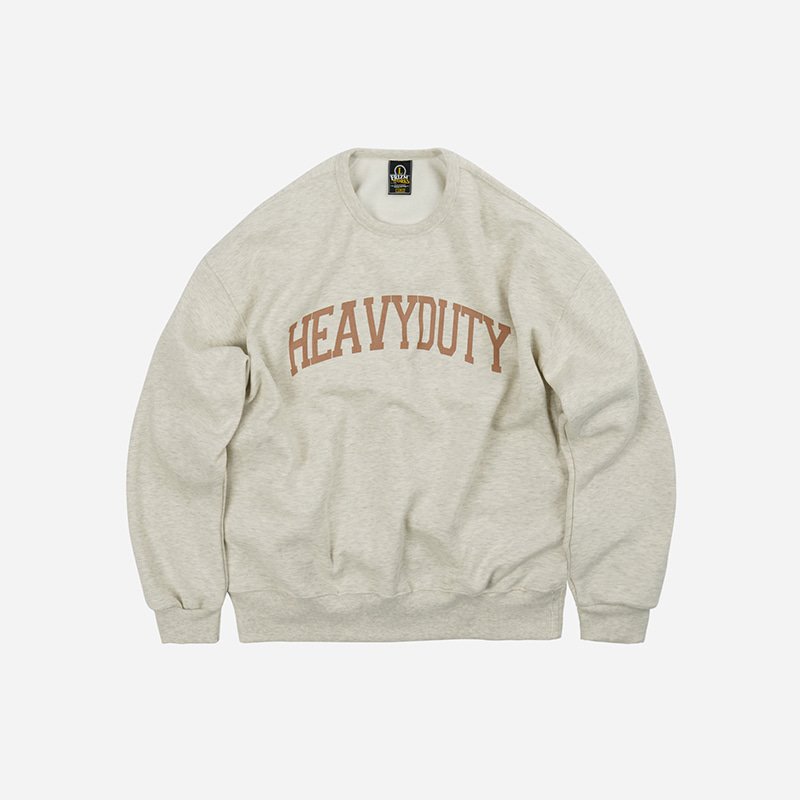 HEAVYDUTY Logo sweatshirt _ oatmeal