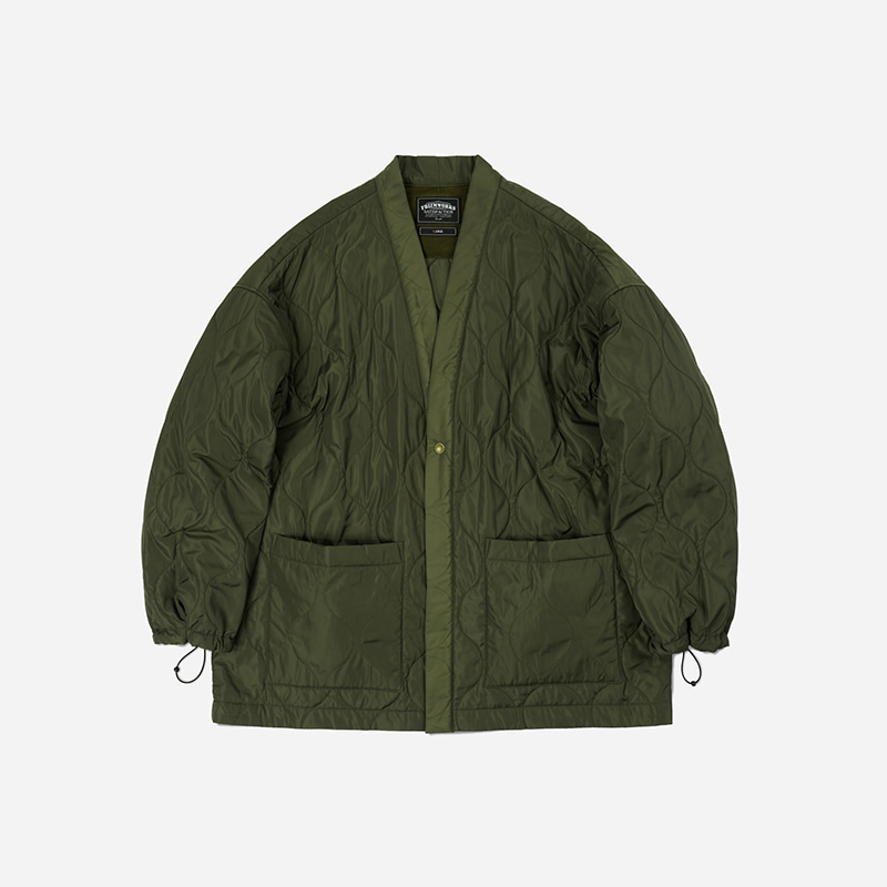 Quilted durumagi jacket _ olive