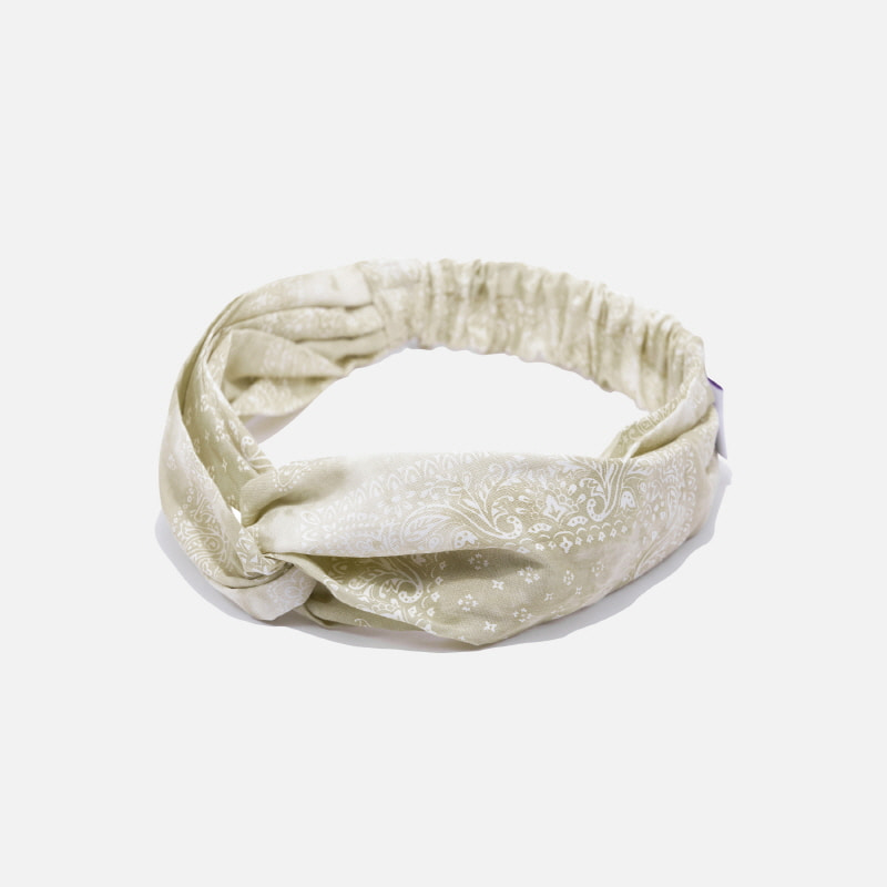 [Targetto X FrizmWORKS] Paisley hair band _ beige