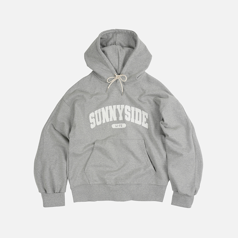 Sunny side pullover hoody _ gray