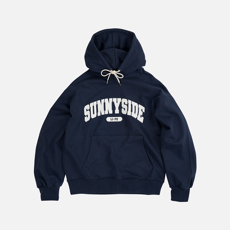 Sunny side pullover hoody _ navy