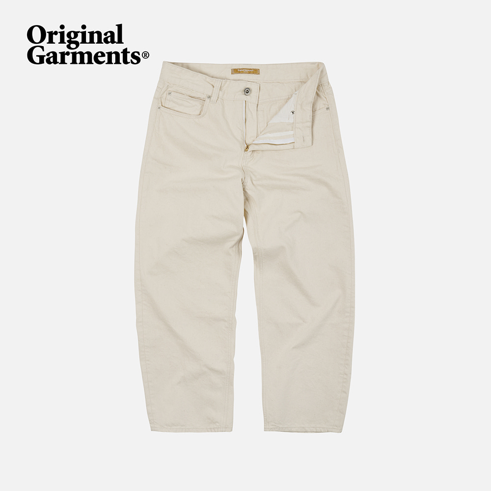 OG Wide cotton pants _ oatmeal