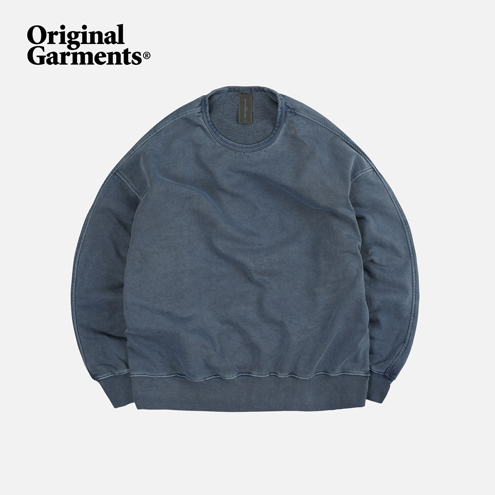 OG Pigment dyeing sweatshirt 002 _ blue