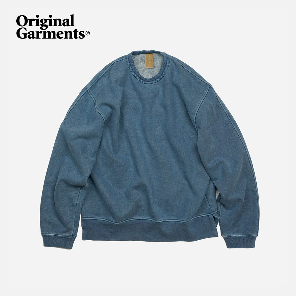 OG Pigment dyeing sweatshirt _ blue