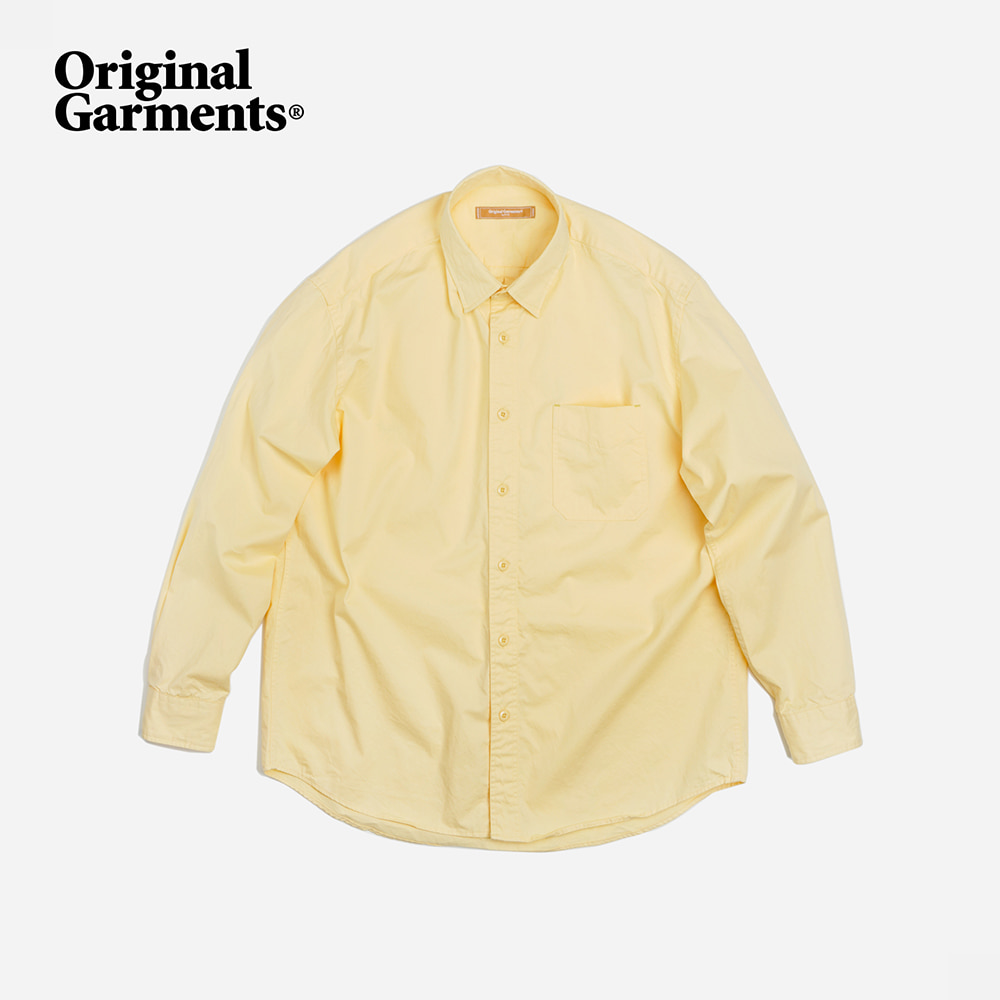 OG Hyperdensity cotton shirt _ pastel yellow